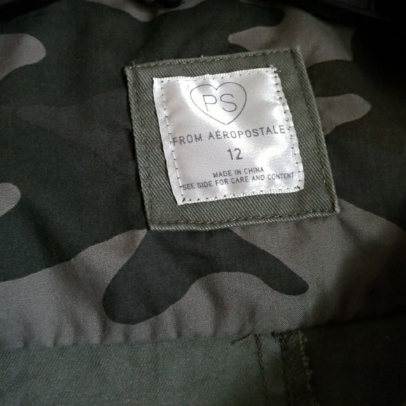 🚫🚫🚫Aeropostale army green jacket - Picture 2 of 4